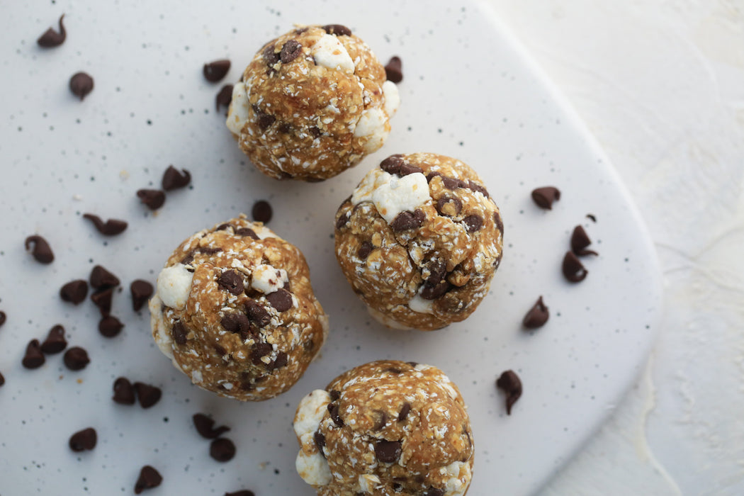 SMORES CRUNCH PROTEIN BALLS