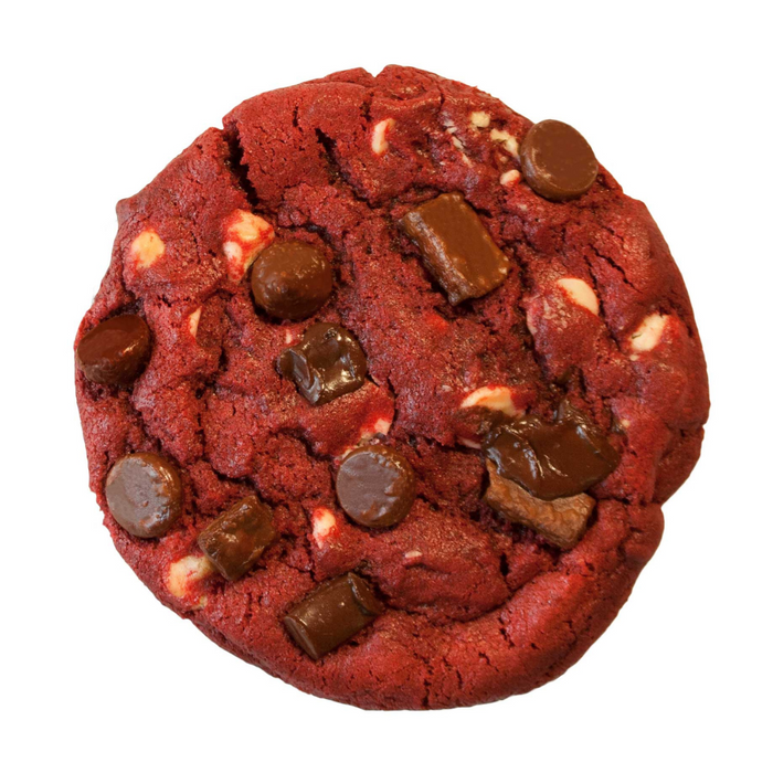 RED VELVET WHITE CHOCOLATE CRUNCH PROTEIN COOKIE