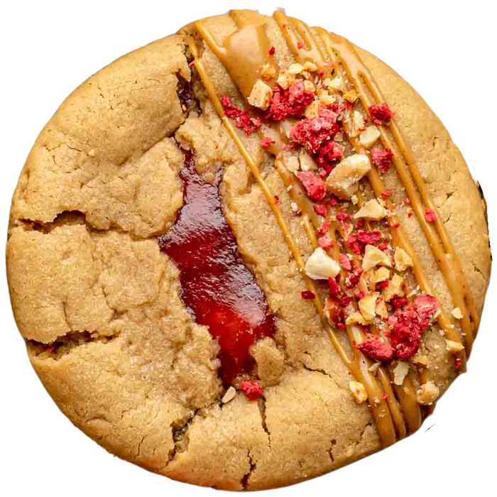 PEANUT BUTTER & JELLY PROTEIN COOKIE