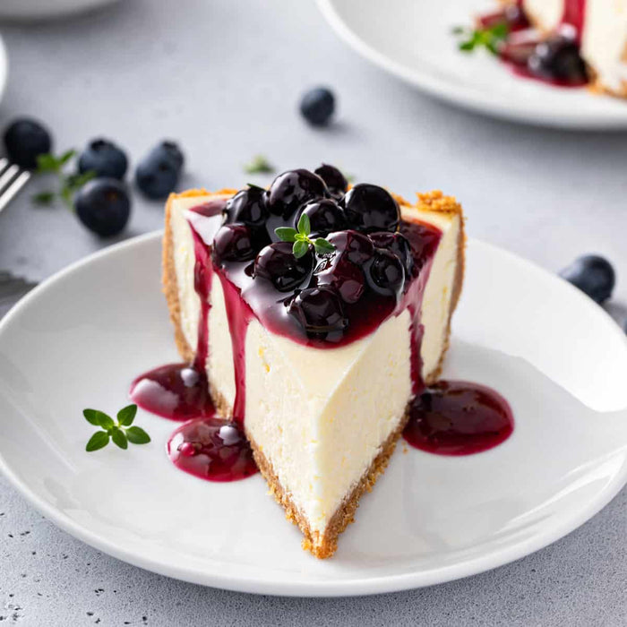 BLUEBERRY PROTEIN CHEESECAKE